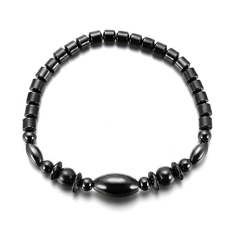 3Pcs Anti-edema Obsidian Magnetic Anklet, Lymphatic Drainage Magnetic Obsidian Ankletstyle 3