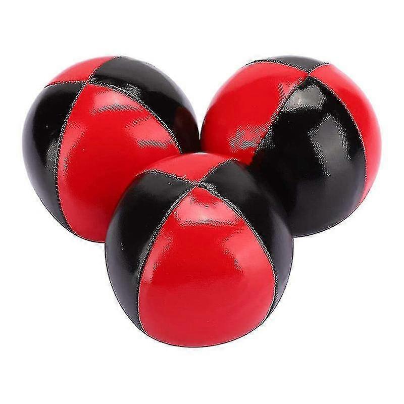 How To Juggle Kit With Bean Bags For Juggling For Beginners With Vibrant Colors, Great Feel, Ultra Durable (black/red) Juggling Balls Professional Sty