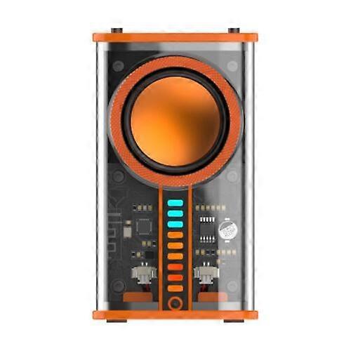 Transparent Mecha Mini Wireless Bluetooth Speaker Bass Portable Speake