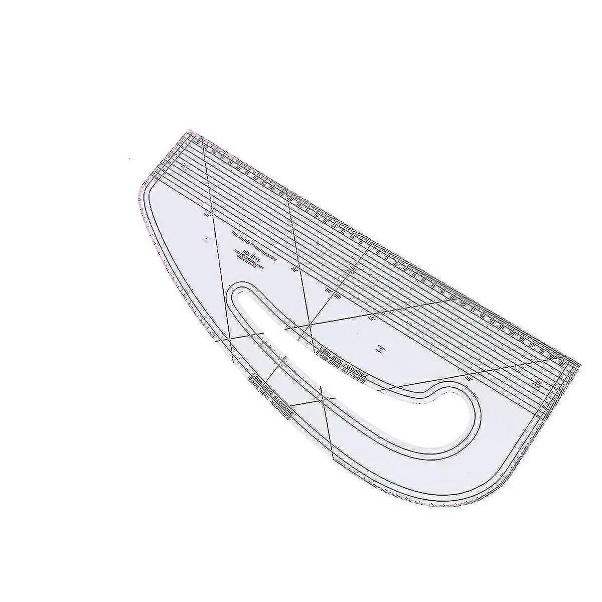 For Pattern Maker Fashion Designing Ruler Multi Purpose Garment Making Marking Curve Ruler