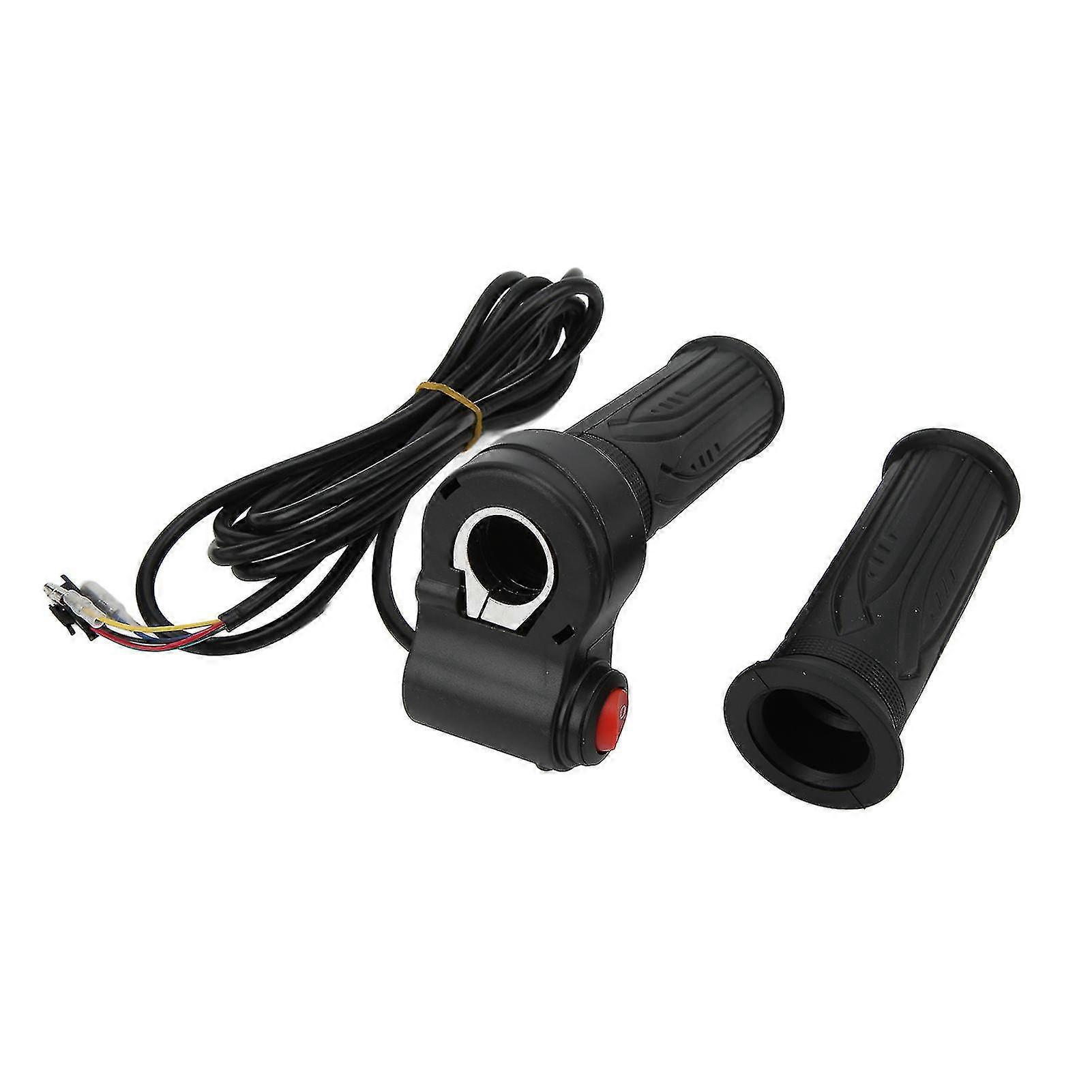 1 Pair/set 12/24/36/48v Electric Bicycle Throttle Control Handlebar Grip With Knife Type Switch