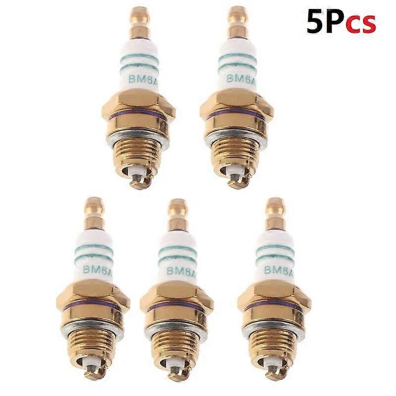 5PCS/10PCS BM6A Spark Plug Glow Plug Standard Spark Plug BM6A Small Engine Replacemnet for 2-stroke Chainsaw Lawn Mower Strimmer