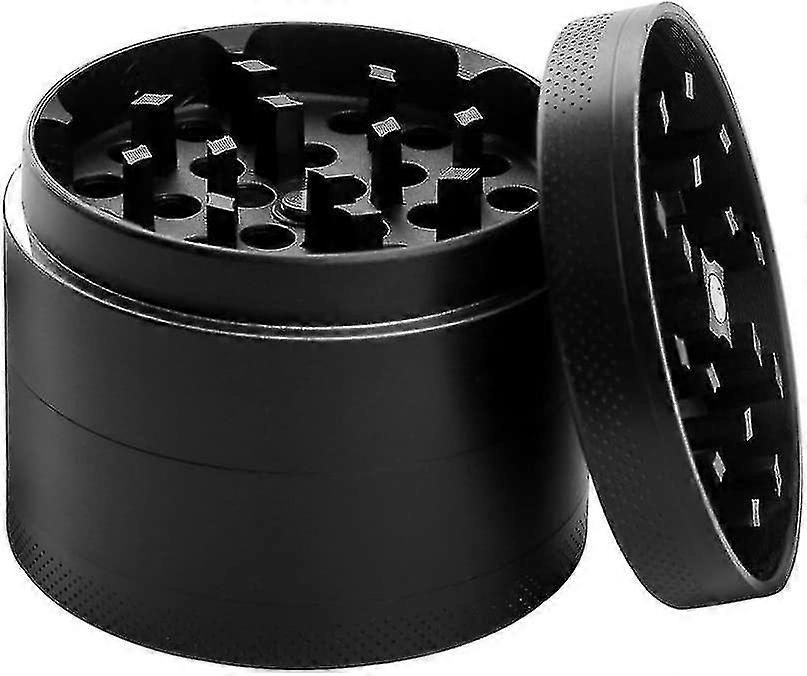 Herbal Grinder Portable Metal Grinderblack2pcs