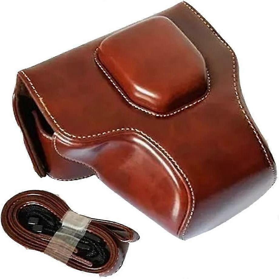 Leather protective cover compatible with olympus em10 XiXi
