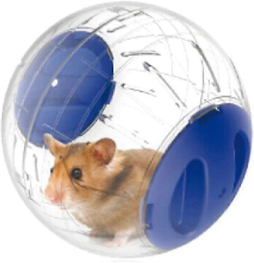 Jouet d’activité pour petits animaux Boredom Breaker Run Around Exercice Rolling Balls Toy pour hamsters nains (Bleu)