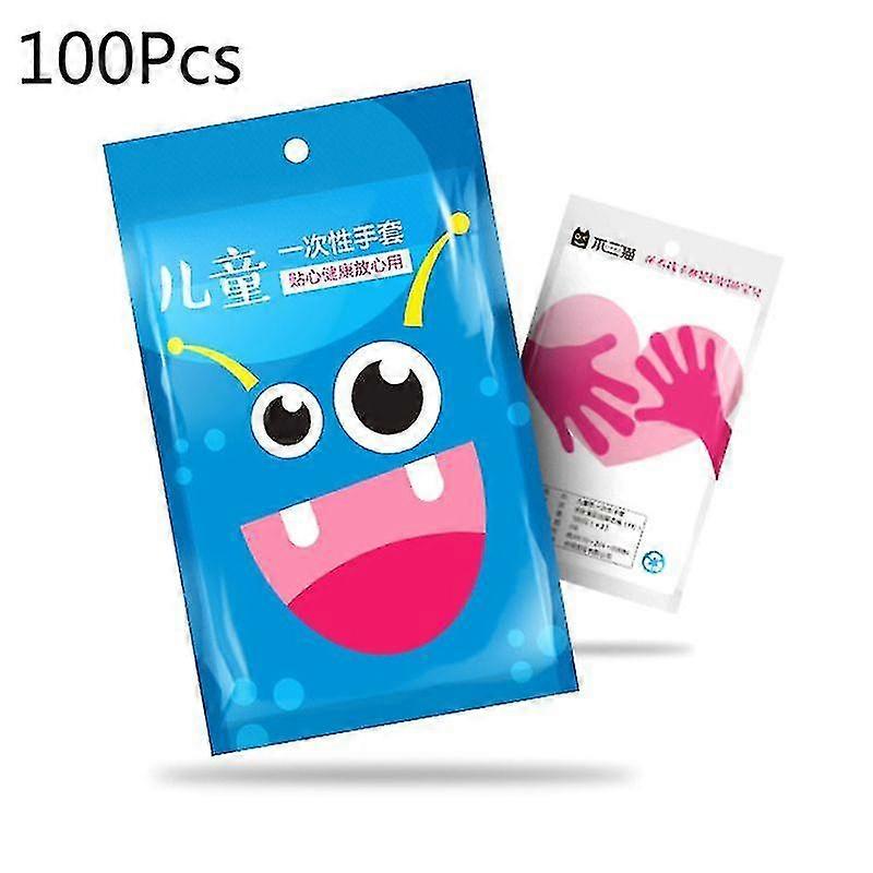 100st transparenta engångshandskar Diska köksträdgård barn