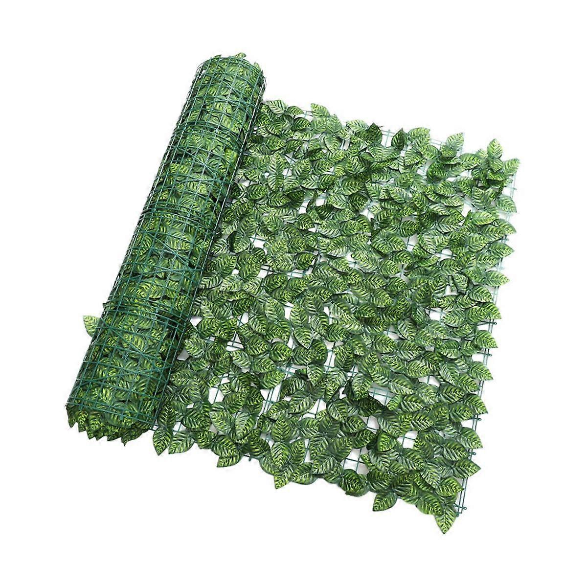 Artificial Plant Fence Green Leaf Fence Panels Privacy Fence Screen for Home Garden Yard Decoration
