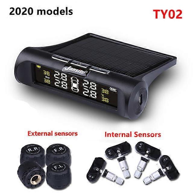 Develuck Smart Car TPMS Système d’alarme de pression réglable à angle d’allume-cigare amélioré avec accessoires de moto USB