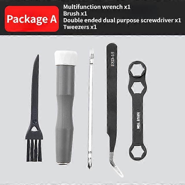 Now Luya Fishing Wheel Maintenance Tool Bearing Pin Remover Water Drop Spinning Wheel Repair Disassembly Wrench Set Modification