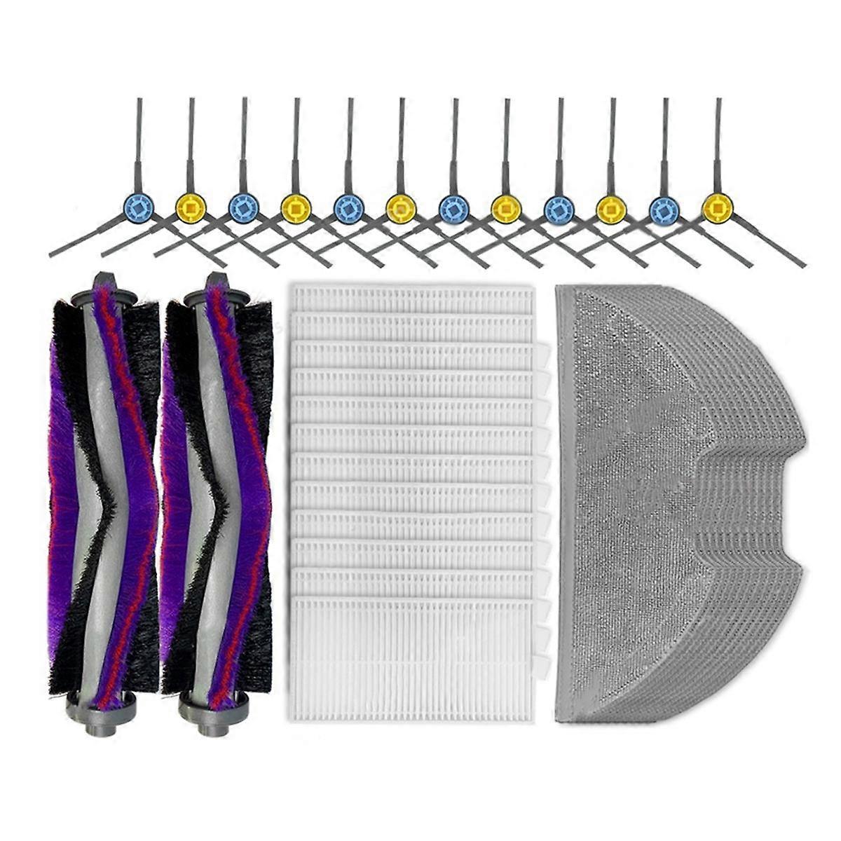 For M9 / NERE10s E10S / Obode A8 Main Side Brush Hepa Filter Mop Cloth Accessories Replacement Parts