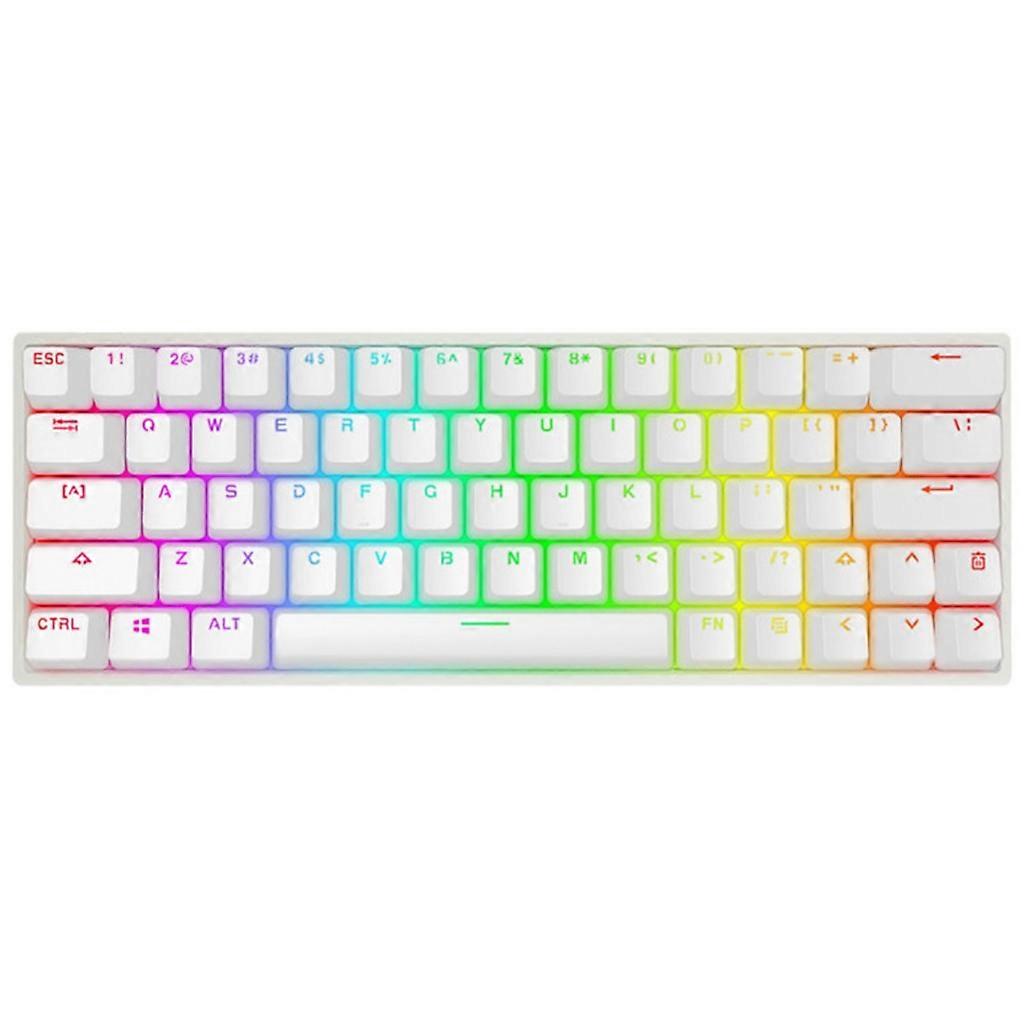 Mechanical Game Keyboard with Gateron Glacier Optical Switch RGB Programmable