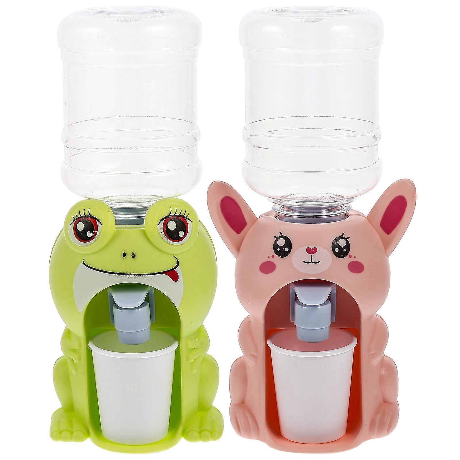 Lot de 2 distributeurs d'eau de simulation, fontaine à boire, jouet, scène de vie, modèle
