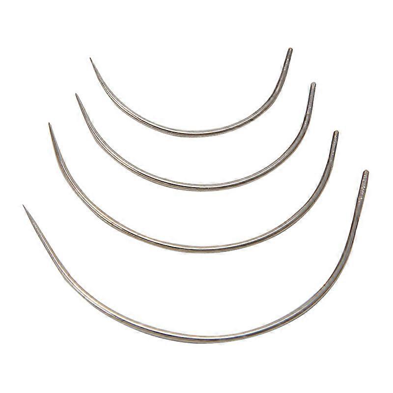 Curved Needles 4 Pcs Starters Beginners Handmade Special Gift Supplies