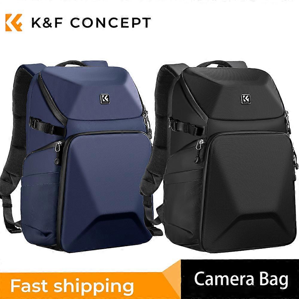 K&F Concept Camera Backpack 20L Waterproof Camera Bag Front HardShell / 15.6" Laptop / Tripod Compartment Shockproof Ergonomic