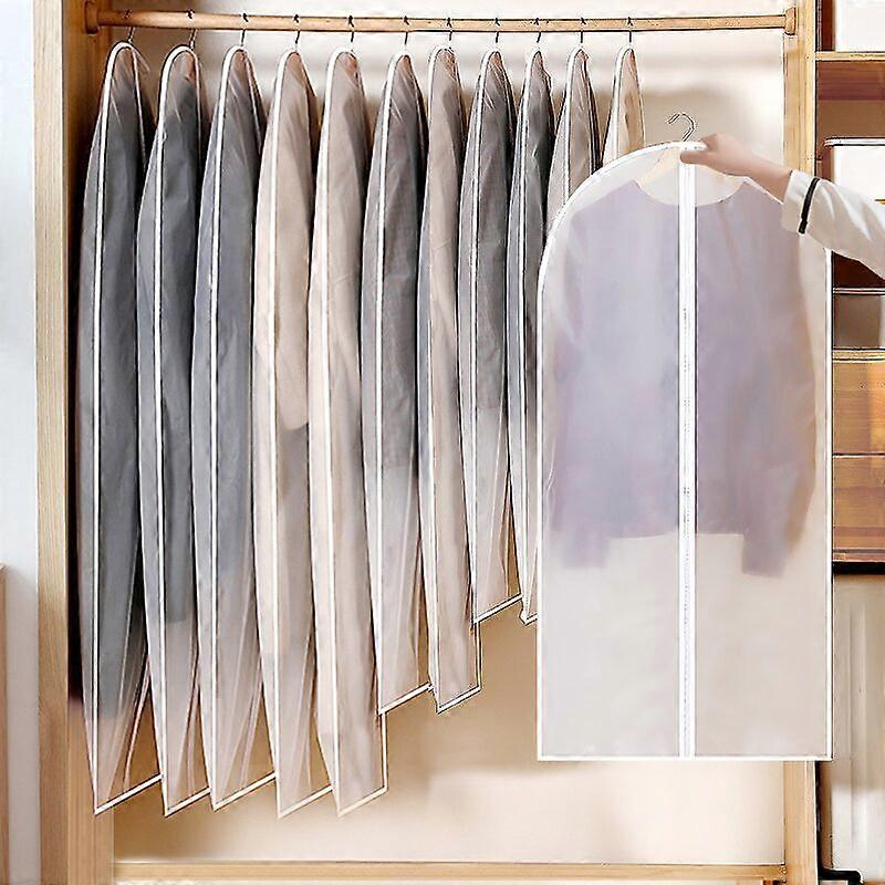 Packung mit 15 Kleidersackanzug lang, 60 x 120/100/80 cm Rand transparent Anzugsack Kleidersäcke