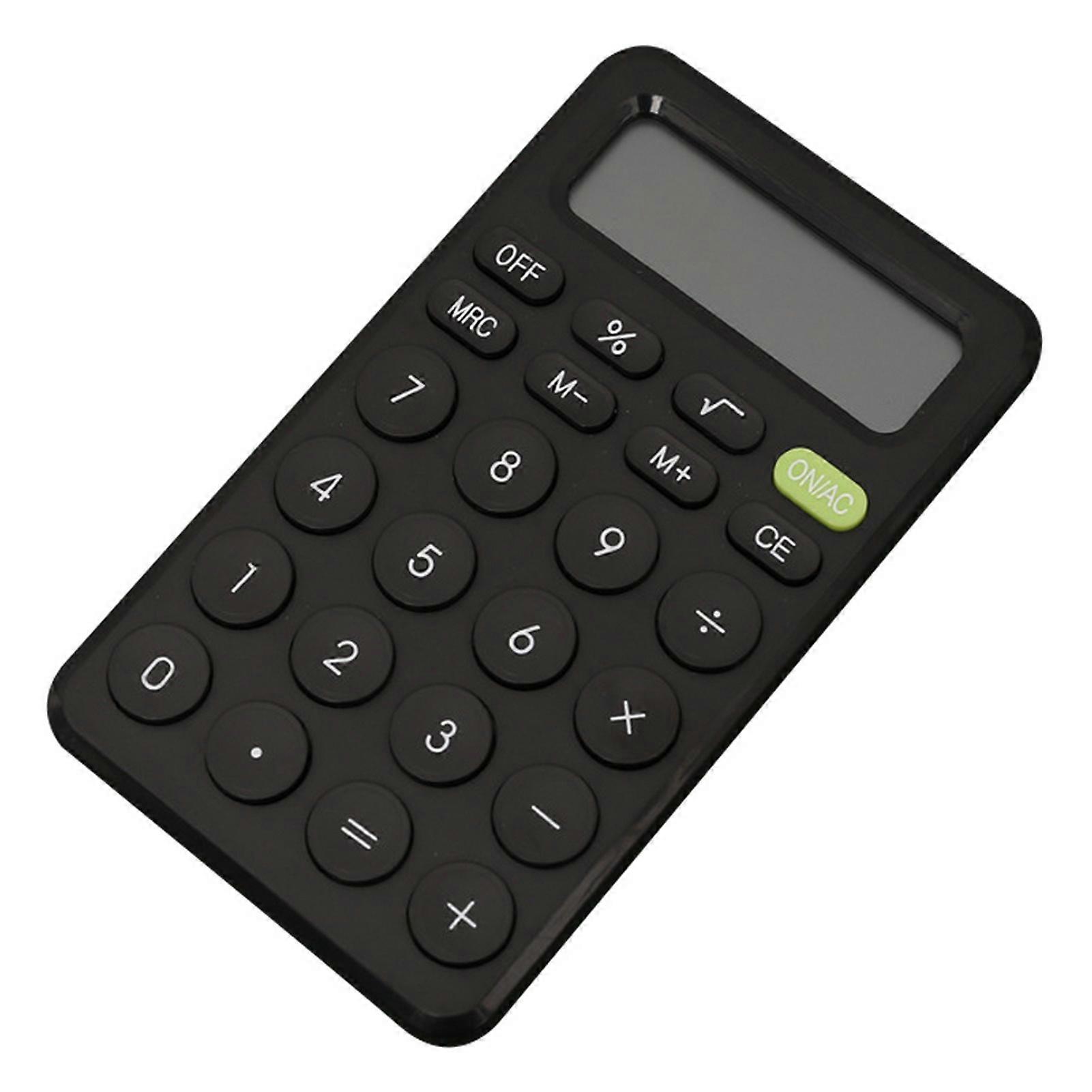 Student Calculator 8 Digits Professional Candy Color Small Portable Battery Operated LCD Display Student Calculator Office Supplies QingHai