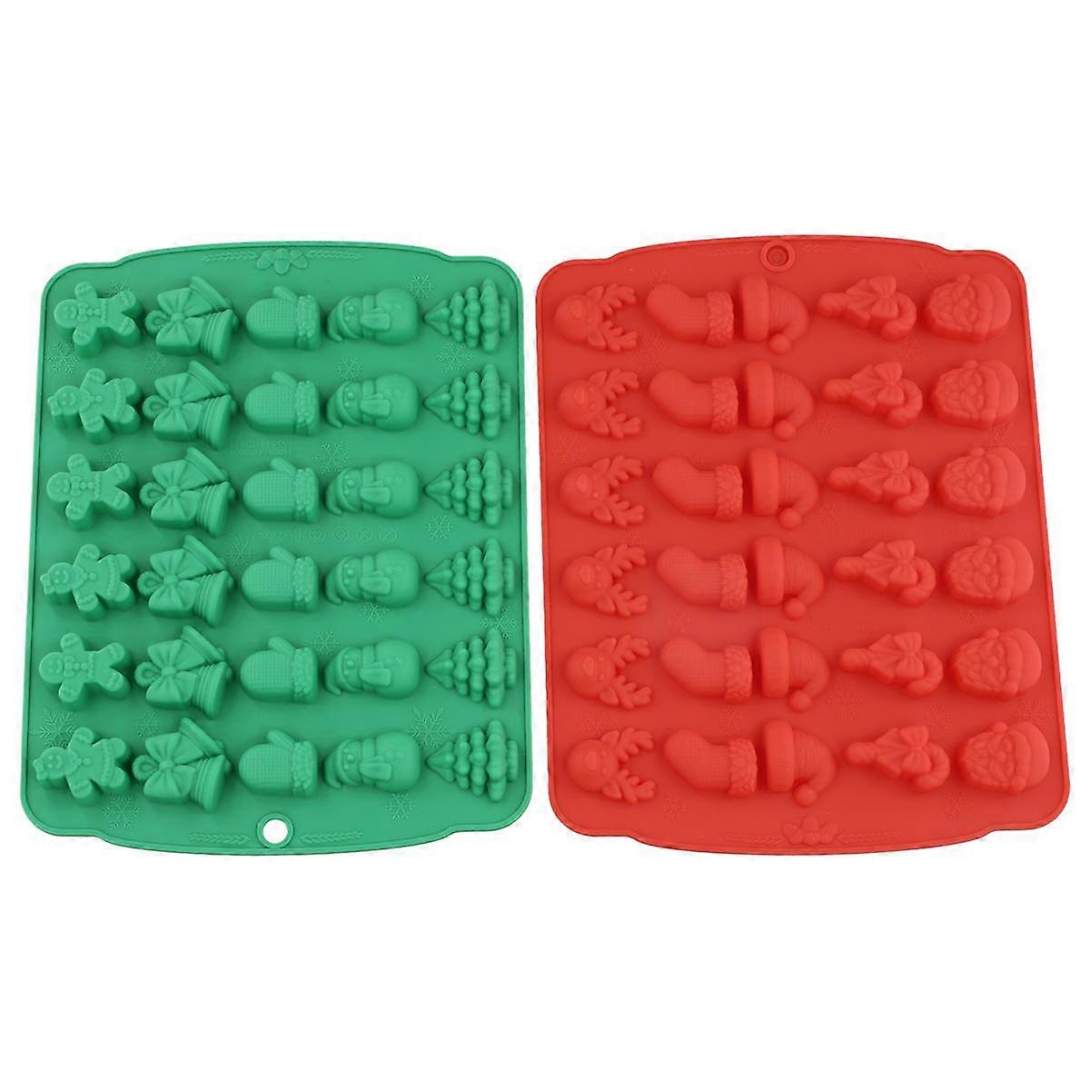 Christmas Cookie Candy Mold Self-Made Baking Mold DIY Jelly Drop Mold