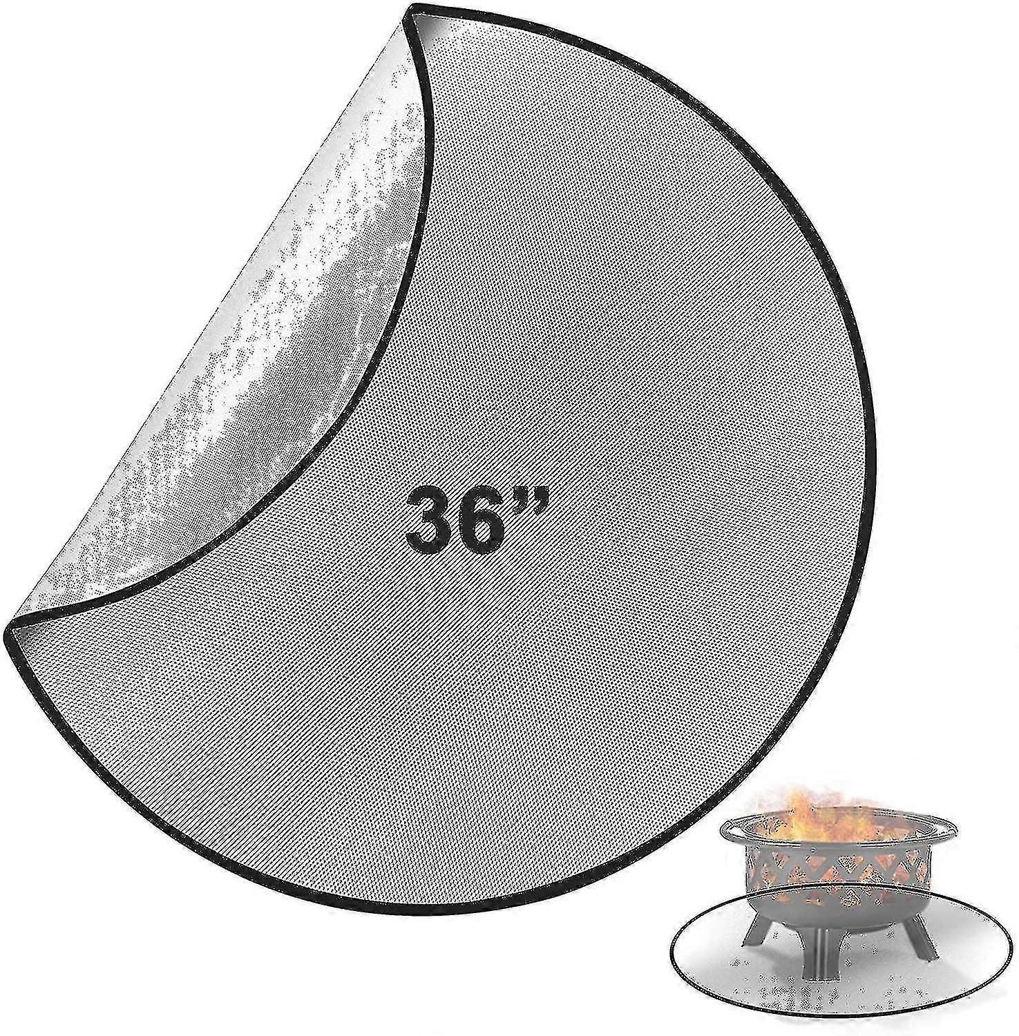 Fire Pit Mat For Decking, Heat Resistant Fireproof Mat For Wood Burning Fire Pit A