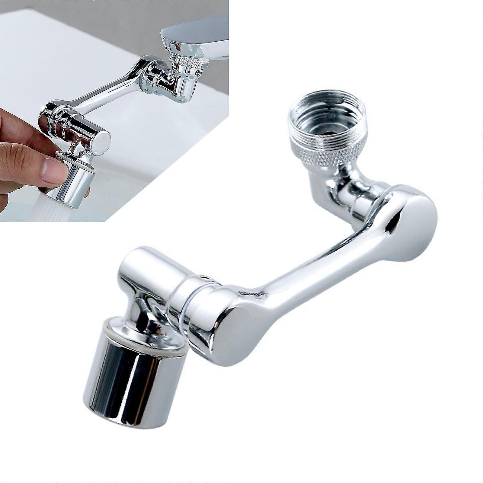 Mechanical Arm Faucet Extender with 1080 Rotating 2 Water Outlet Modes for Easy Cleaning and Sanitizing