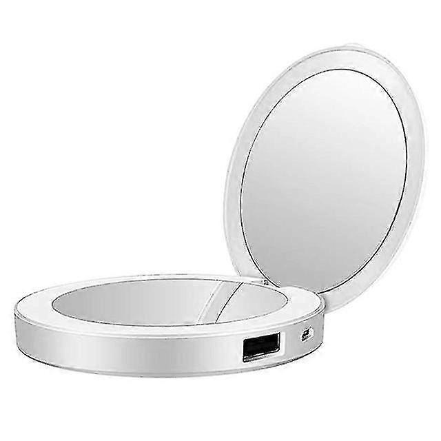 mirror hand held fold small makeup portable mini