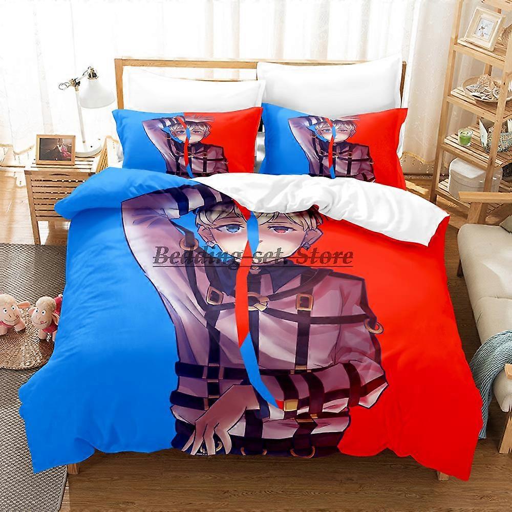 a4910 Lençóis MILGRAM Conjunto de Cama Conjunto de Cama Aldult Kid Quarto Conjuntos de Capa de Edredão Conjunto de Lençóis de 3 Peças (1 Capa de Edredão + 2 Fronhas) B