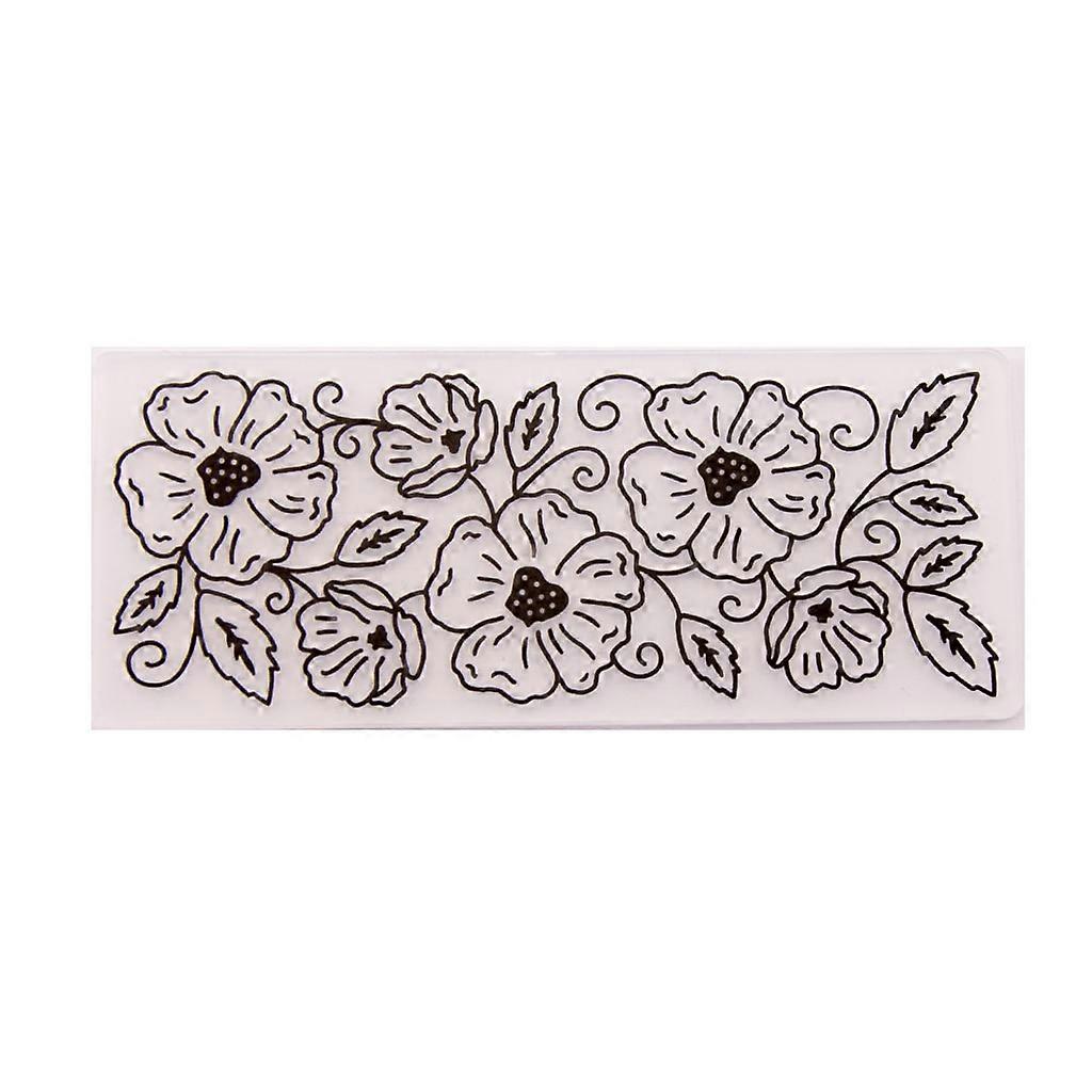  Plastic Embossing Folder DIY Craft Template Mold Stamp Stencils Making Flower