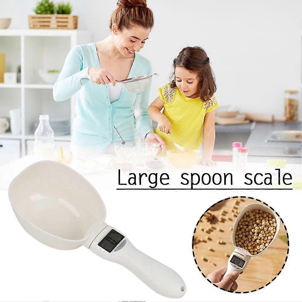 Kitchen Baking Weighing-Spoon Electronic Scale Measuring-Scoop Pet Feeding-Scoop