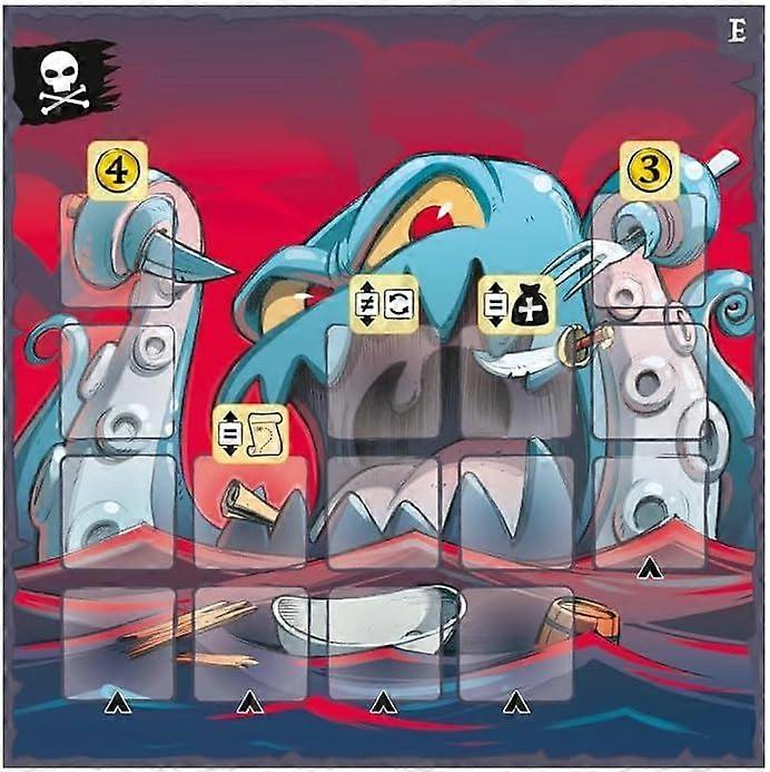 In the Jaws of the Kraken Captain Flip Expansion Pack for Board Game