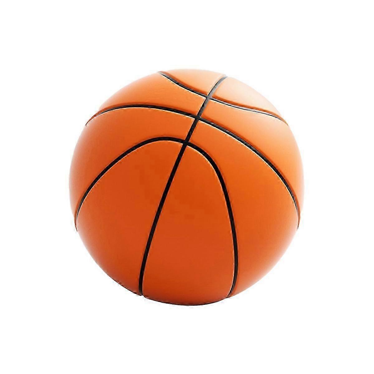 Foam Basketball, Indoor High Density Training Basketball 3D Texture Quiet Bounce No Noise Ball for H