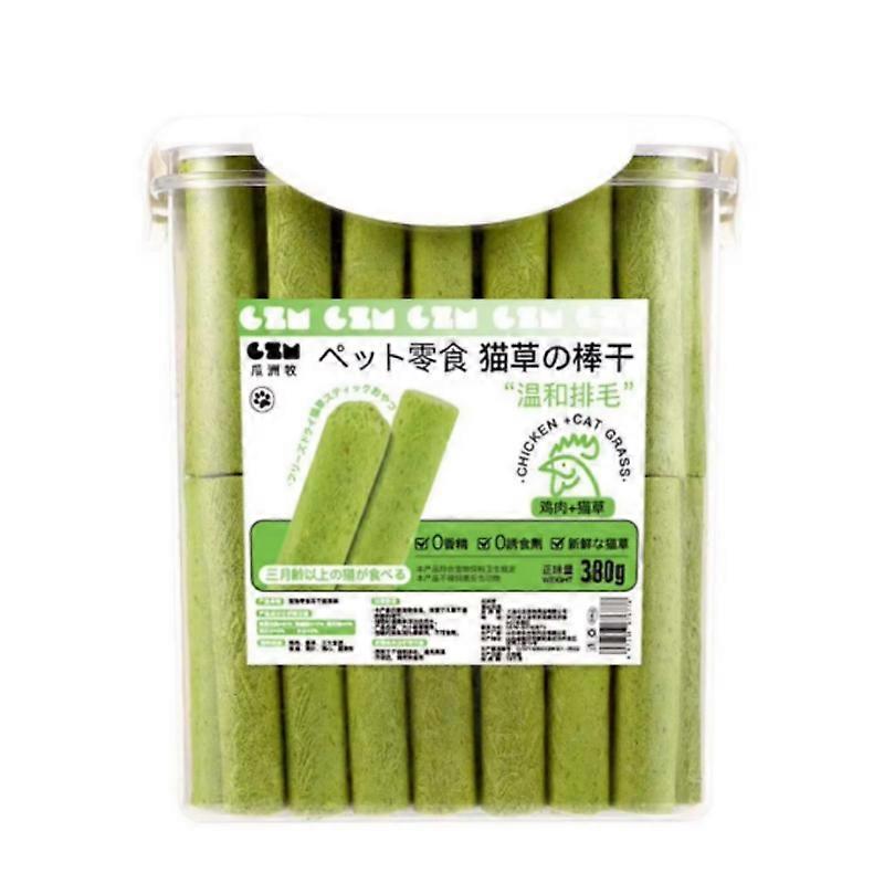 Berdexa Cat Grass Teething Sticks,Berdexa Cat Grass Feeding Stick,for Indoor Cat