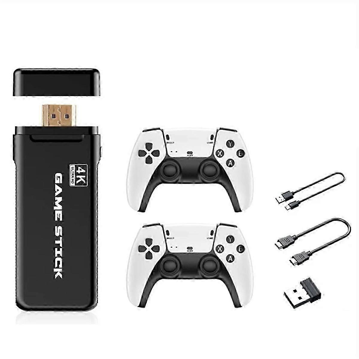 M8 Pro Tv Video Game Console 64gb 20000 Games 2.4g Double Wireless Controller Game Tv Stick Retro Game Console