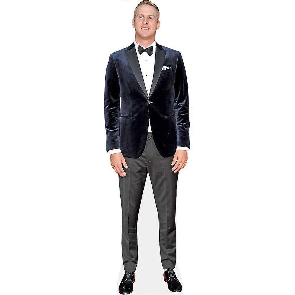 Jared Thomas Goff (Bow Tie) Cardboard Cutout (lifesize OR mini size). Standee. Stand Up.