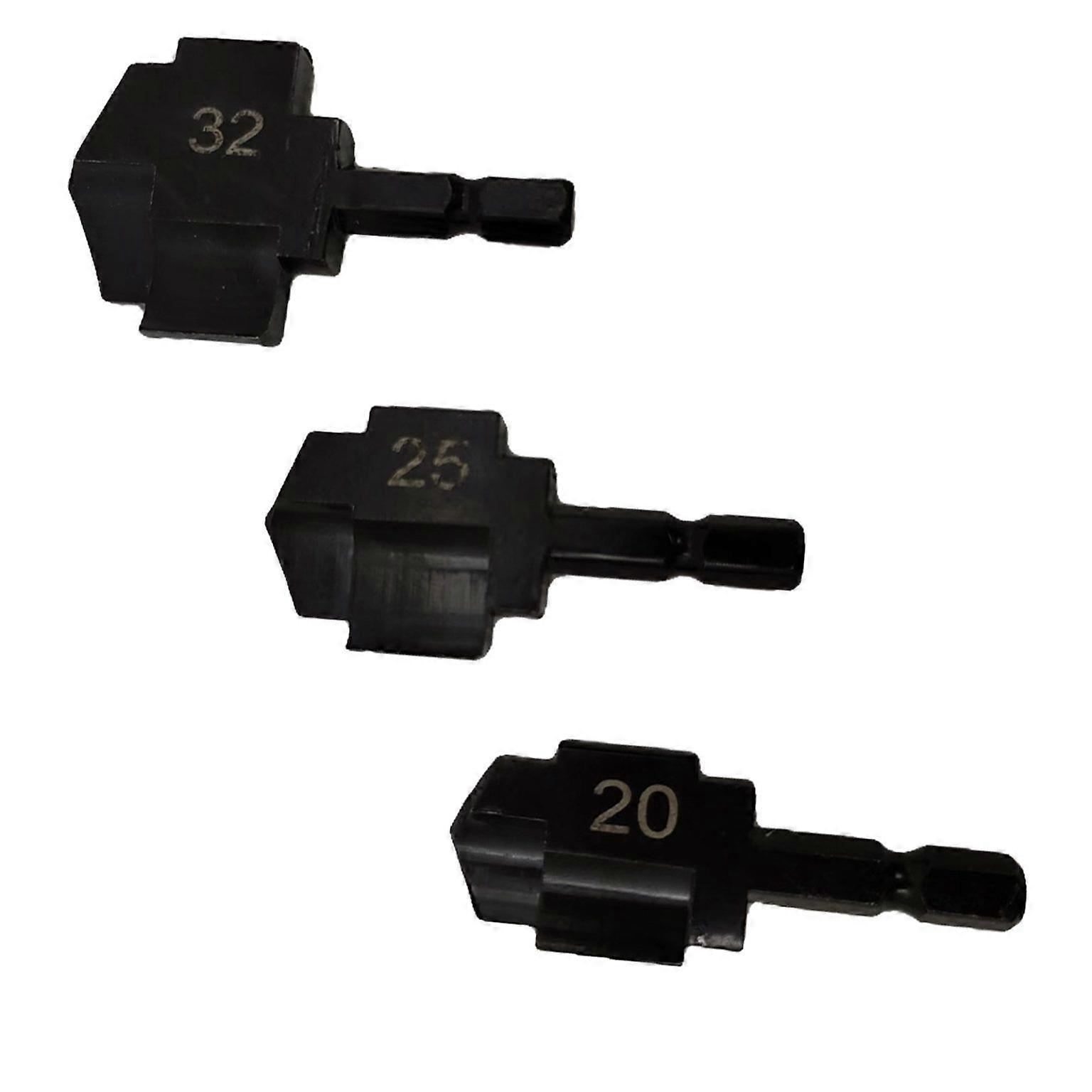 hex shank pipe reaming drill bits 3Pcs Pipe Reaming Drill Bits HSS Ti Coated Hex