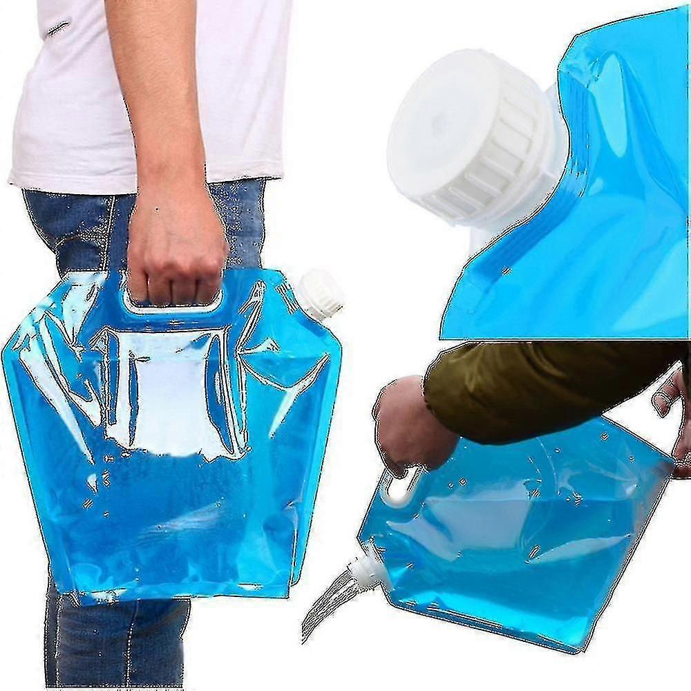 5l Folding Drinking Water Bucket Camping Hiking Water Container Storage Bag A