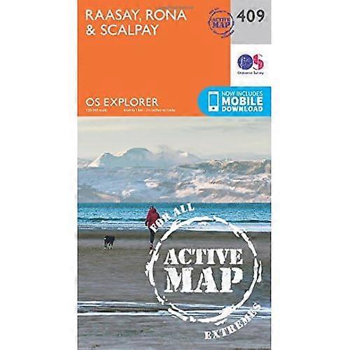 OS Explorer Map Active (409) Raasay, Rona and Scalpay (OS Explorer Active Map)