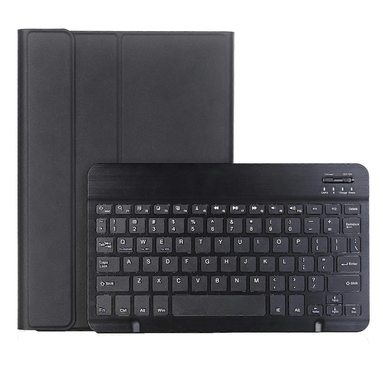 A09B Candy Color TPU Bluetooth Keyboard Leather Tablet Case with Pen Holder