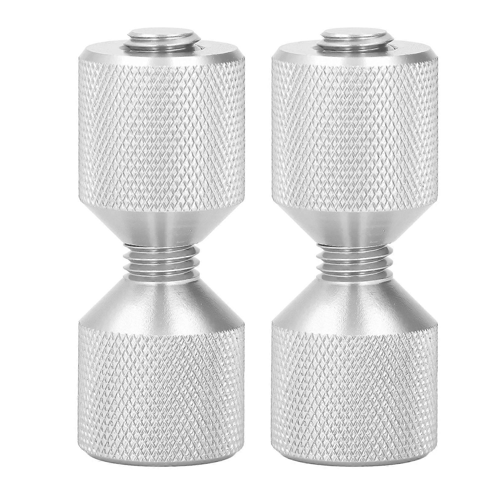 Anodized aluminum flange pins for 0.5-14in, 2pcs alignment set