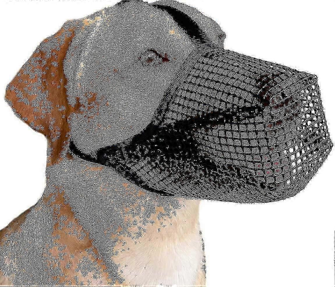 Dog Muzzle With Adjustable Straps, Soft Mesh Covered Muzzles For Small Medium Large Dogs