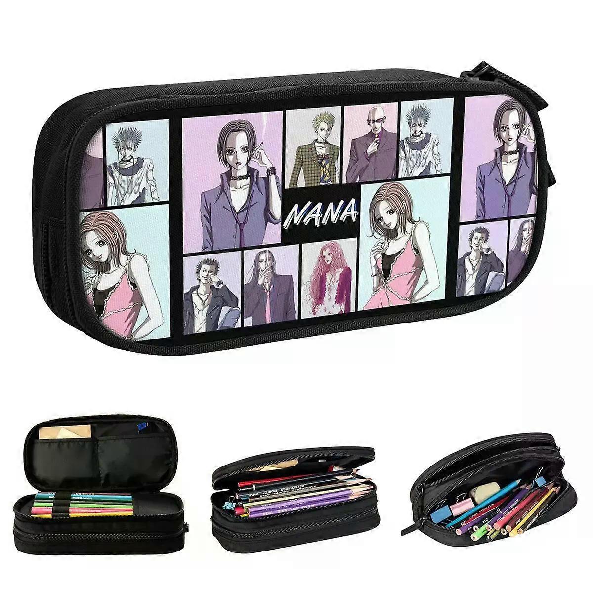 Nana Osaki Komatsu Shinichi Pencil Cases Anime Manga Pen Holder Pencil Bags Student Big Capacity Students School Pencil Box body165