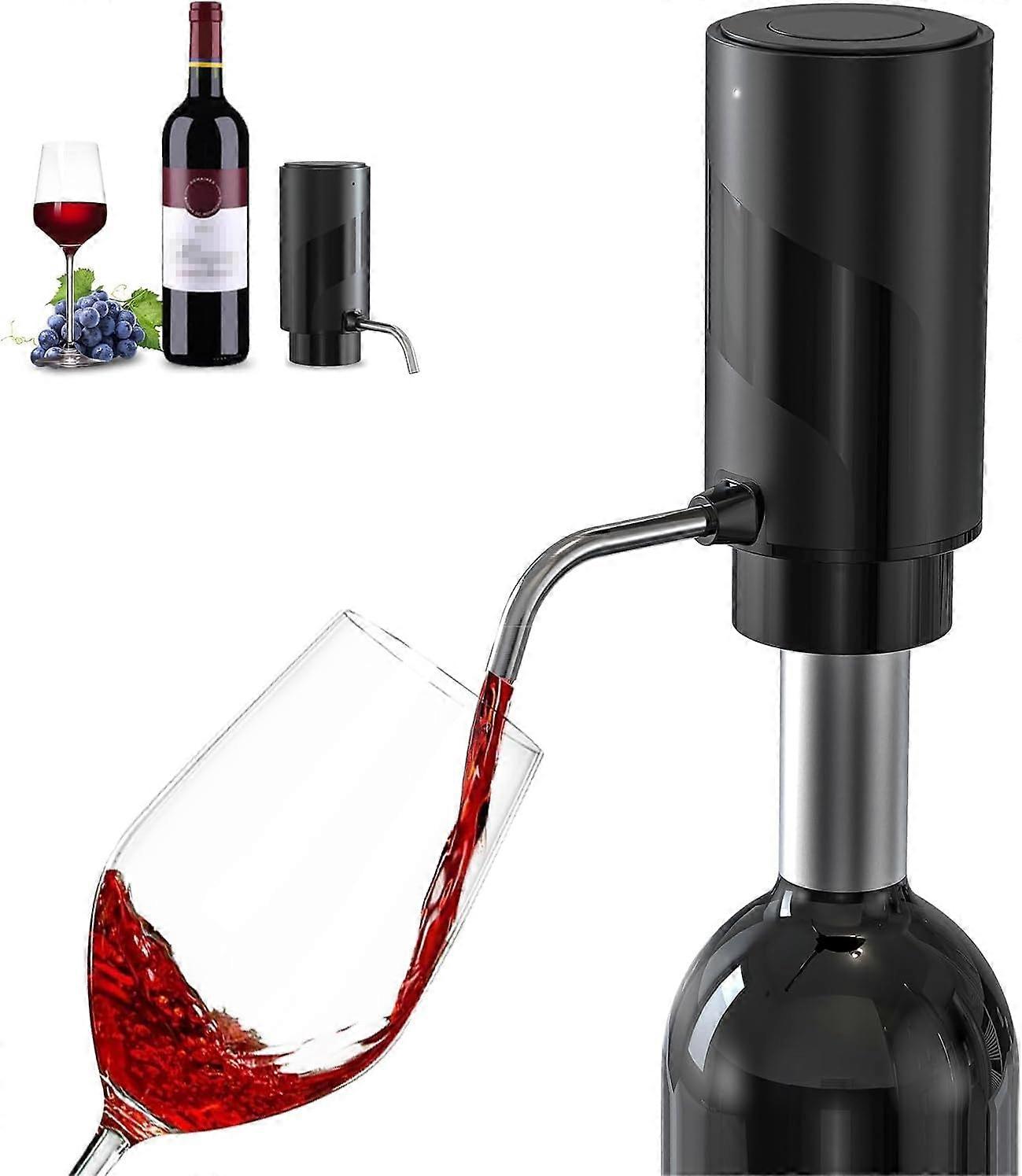 2024 USB Rechargeable Electric Wine Aerator Dispenser with One-Touch Pouring, Compact Design, Easy to Use