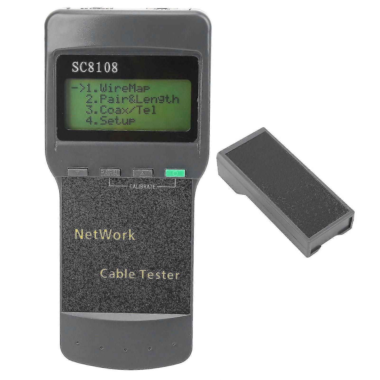 Sc8108 Internet Cable Checker Rj45 Internet Continuity Tester For Telecommunication Projects