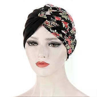 Women Headwear Beanie Hat Cap Twist Knot Turban For Girl Chemo Head Wrap Soft Stretch Hair Loss Alopecia Fashion Ht223