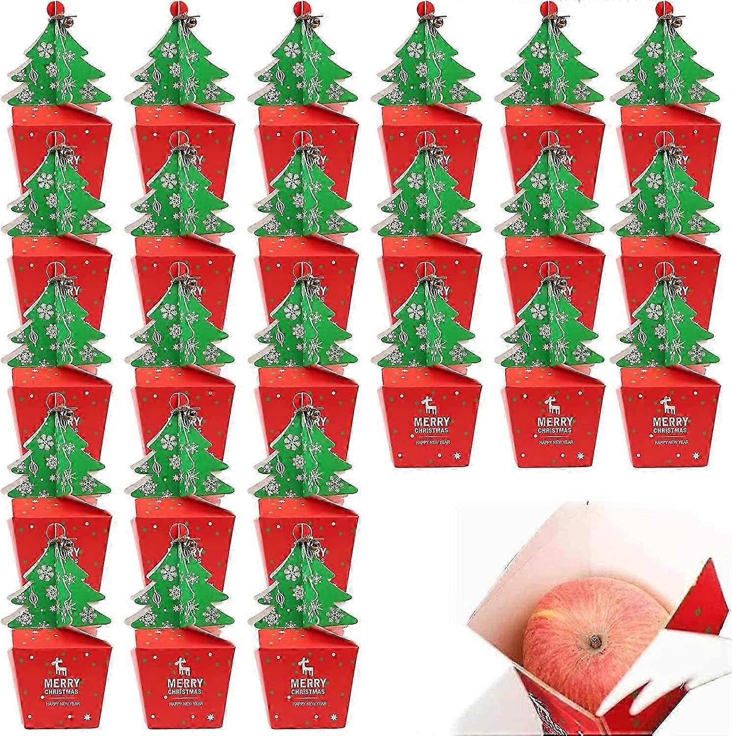 Christmas Advent Calendar Boxes, 24 Christmas Countdown Boxes , Christmas Box