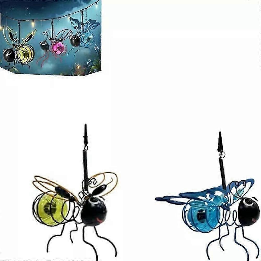 Creative Solar Hanging Insect Simulation Light, Hanging Bee Solar Garden Lights