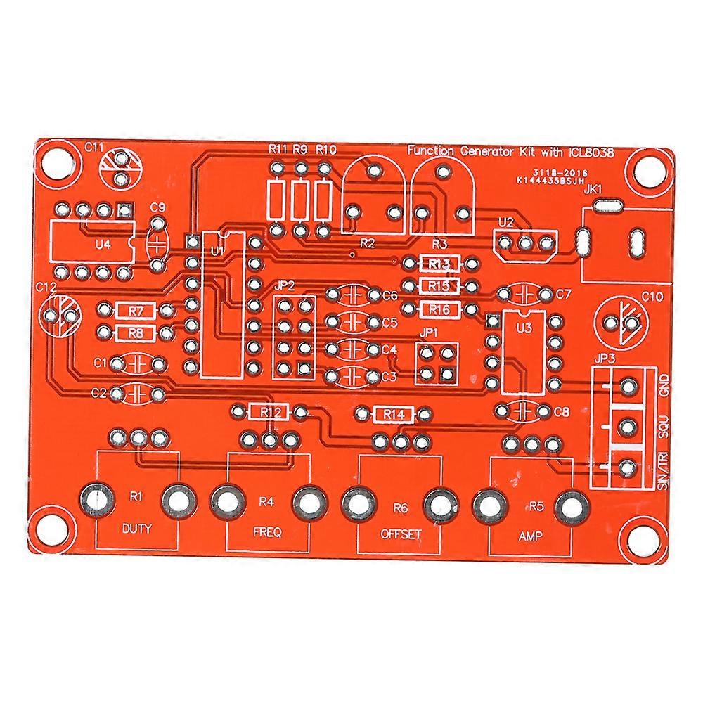ICL8038 High Precision Generator DIY Kit Sine/Triangle/Square/Sawtooth Output 5Hz-400kHz Adjustable Frequency Amplitude