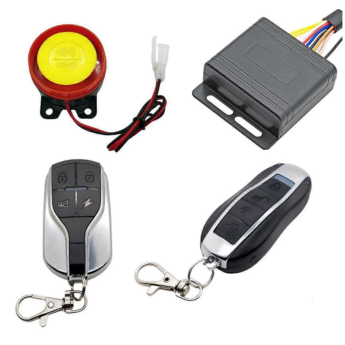 Engine Start Immobiliser Remote Control Motorcycle Bike One Way Security Alarm System