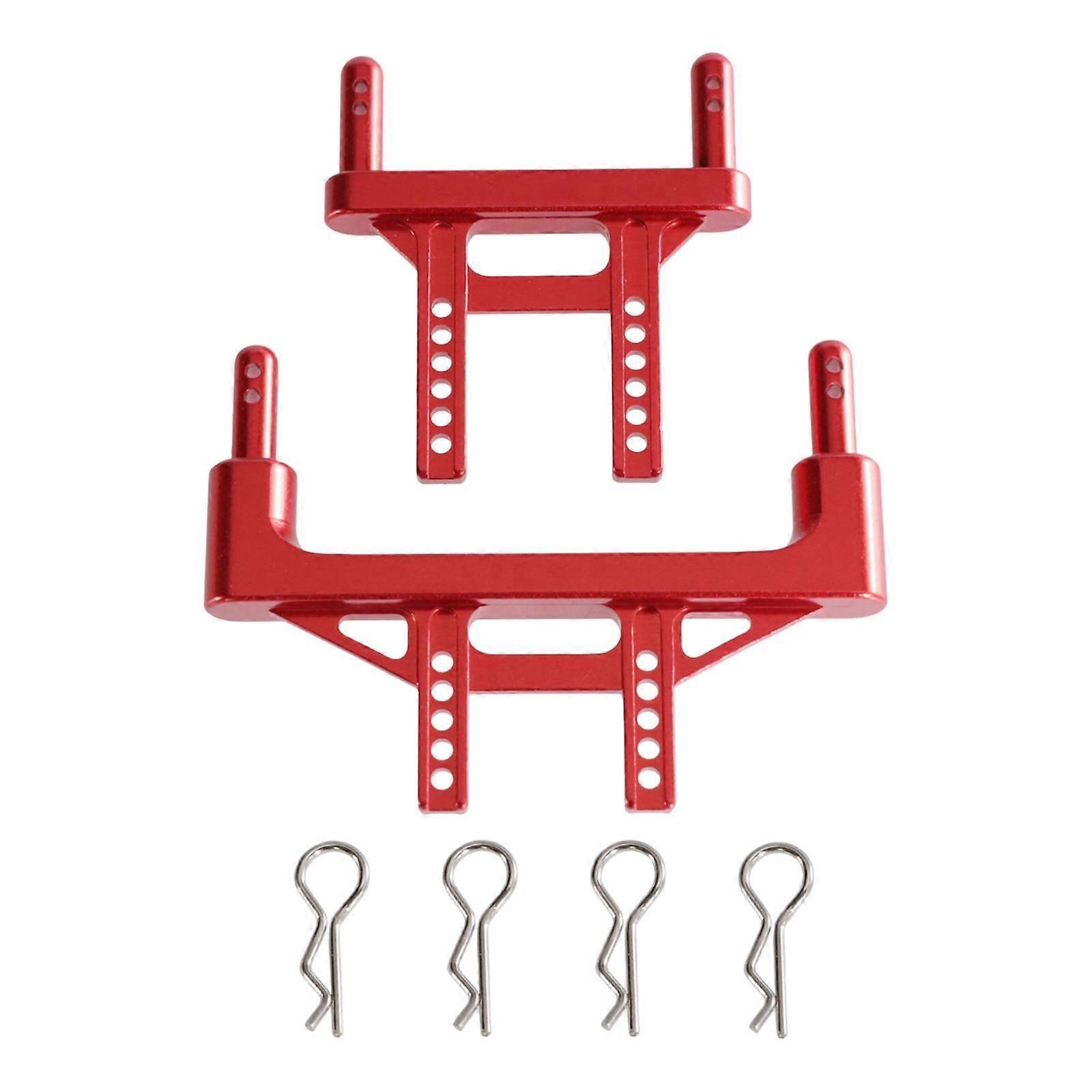 RC Front Rear Shell Pillars 1/16 Aluminum Alloy Part Shell Supports for Q130 Red