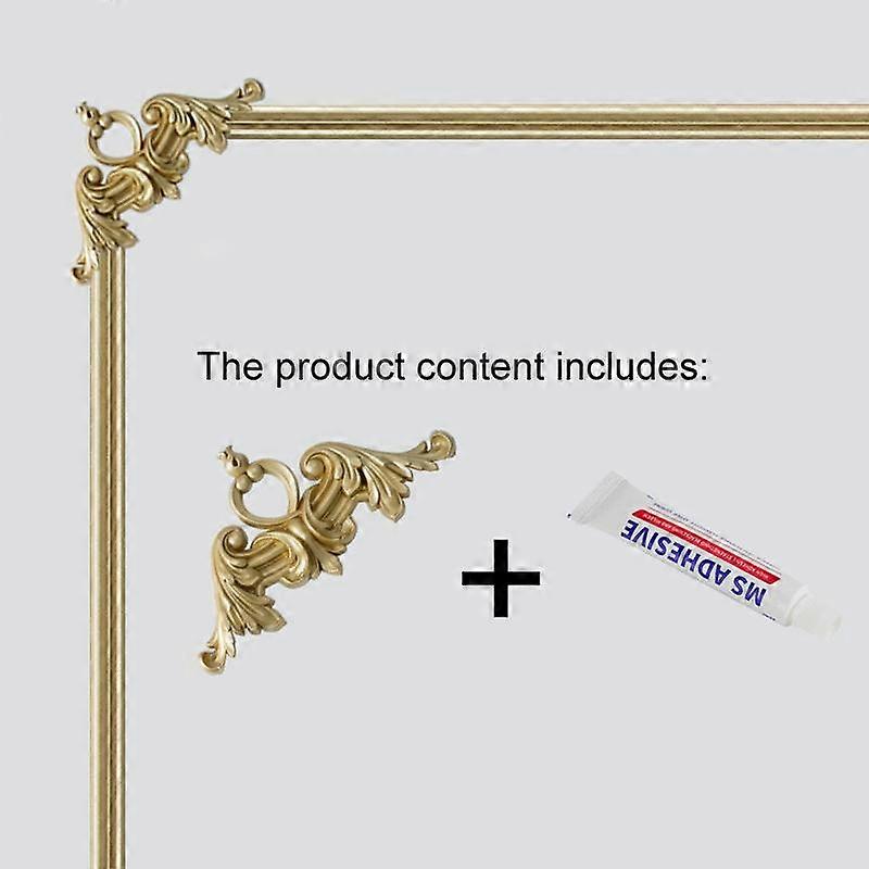 French Style TV Wall Frame Decoration Strip Decorative Ceiling Decal Elegant