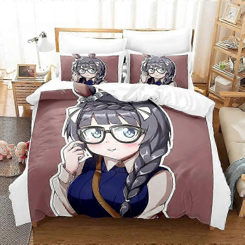 m426 Lakan Uma Musume Zenno Rob Roy Sängkläder, Påslakan Täcke Sängset Påslakan Örngott, Pojkar Flickor Vuxna Lakan ggt426