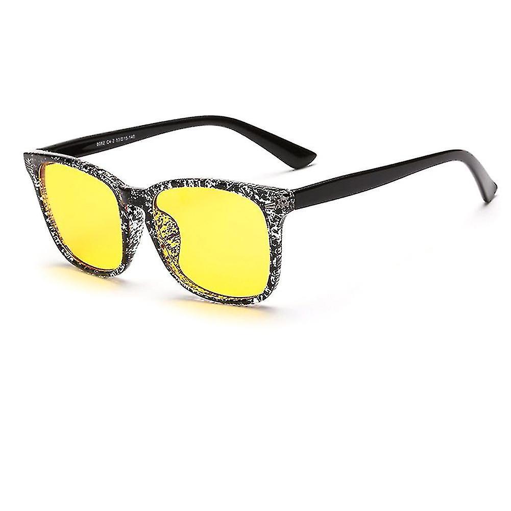 Vision Flat Glasses Anti-blue Frame Glasses With Glasses Case